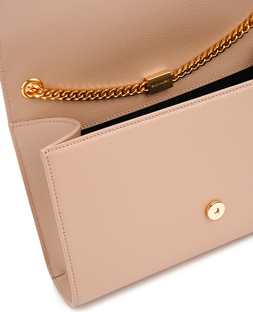 Кожаная сумка Kate Medium Saint Laurent 364021-BOW0J, бежевый цвет • Купить в интернет-магазине Kameron
