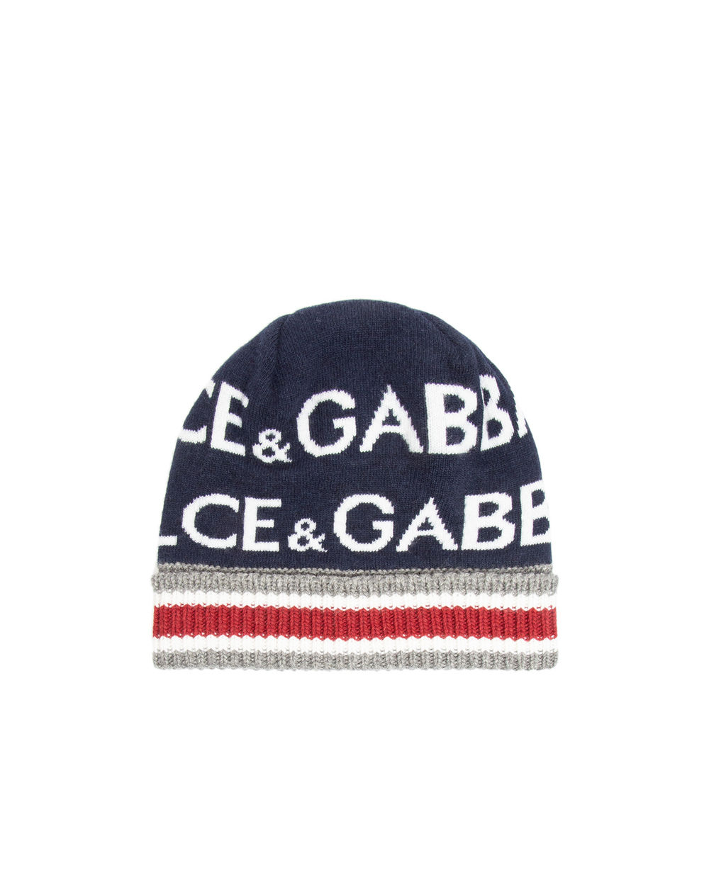 Вовняна шапка Dolce&Gabbana LBKH23-JAMC9, синій колір • Купити в інтернет-магазині Kameron