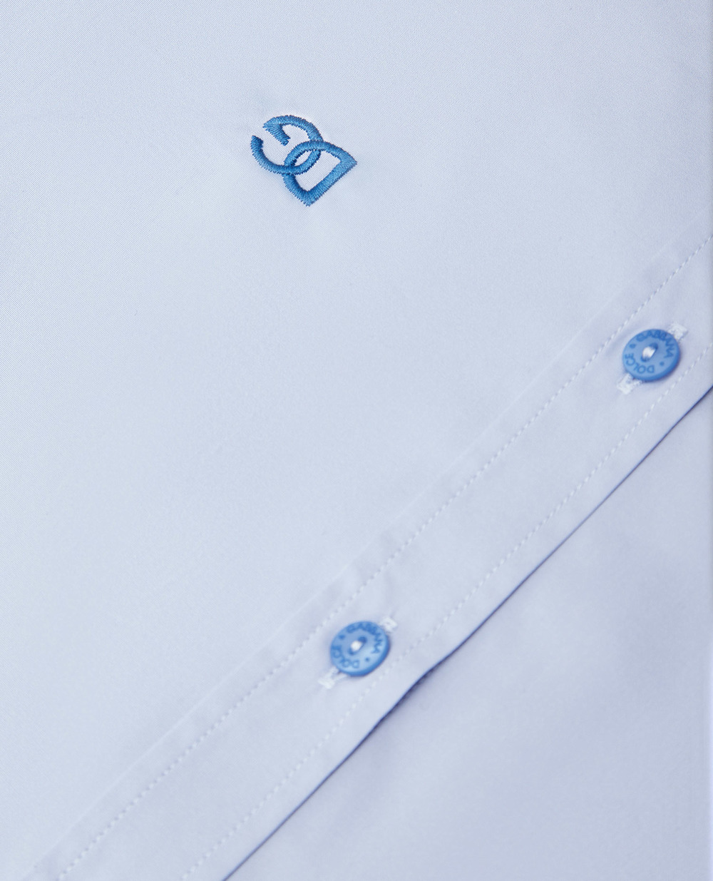 Детская рубашка Dolce&Gabbana Kids L43S48-G7BWI-B, голубой цвет • Купить в интернет-магазине Kameron