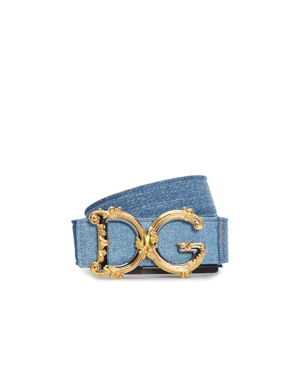 Джинсовий ремінь Dolce&Gabbana BE1517-AO621, синій колір • Купити в інтернет-магазині Kameron