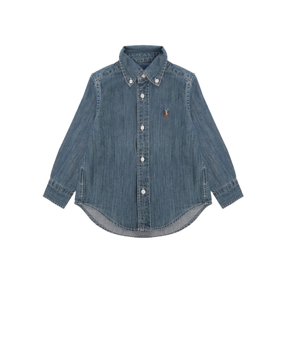 Детская рубашка Polo Ralph Lauren Kids 323713843001, синий цвет • Купить в интернет-магазине Kameron