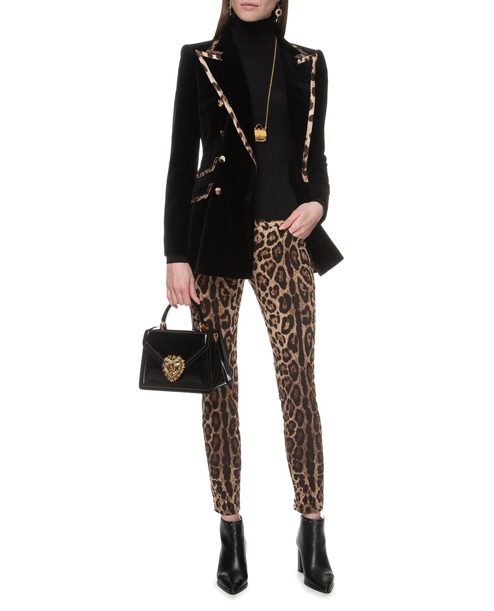 Брюки Dolce&Gabbana FTAQWT-FSFAGFW19, коричневый цвет • Купить в интернет-магазине Kameron