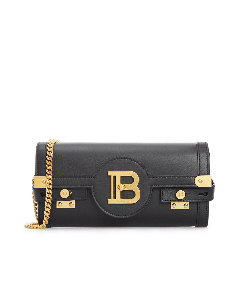 Шкіряна сумка B-Buzz Balmain WN0LE596LVPT, чорний колір • Купити в інтернет-магазині Kameron