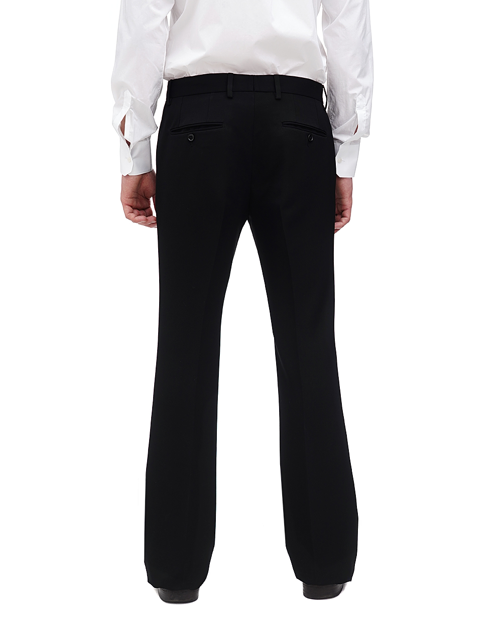 Вовняні штани Dolce&Gabbana GZ25AT-FU21E, чорний колір • Купити в інтернет-магазині Kameron