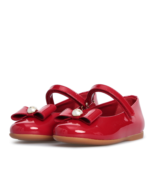Dolce&Gabbana Детские кожаные балетки - Артикул: D20068-A1328