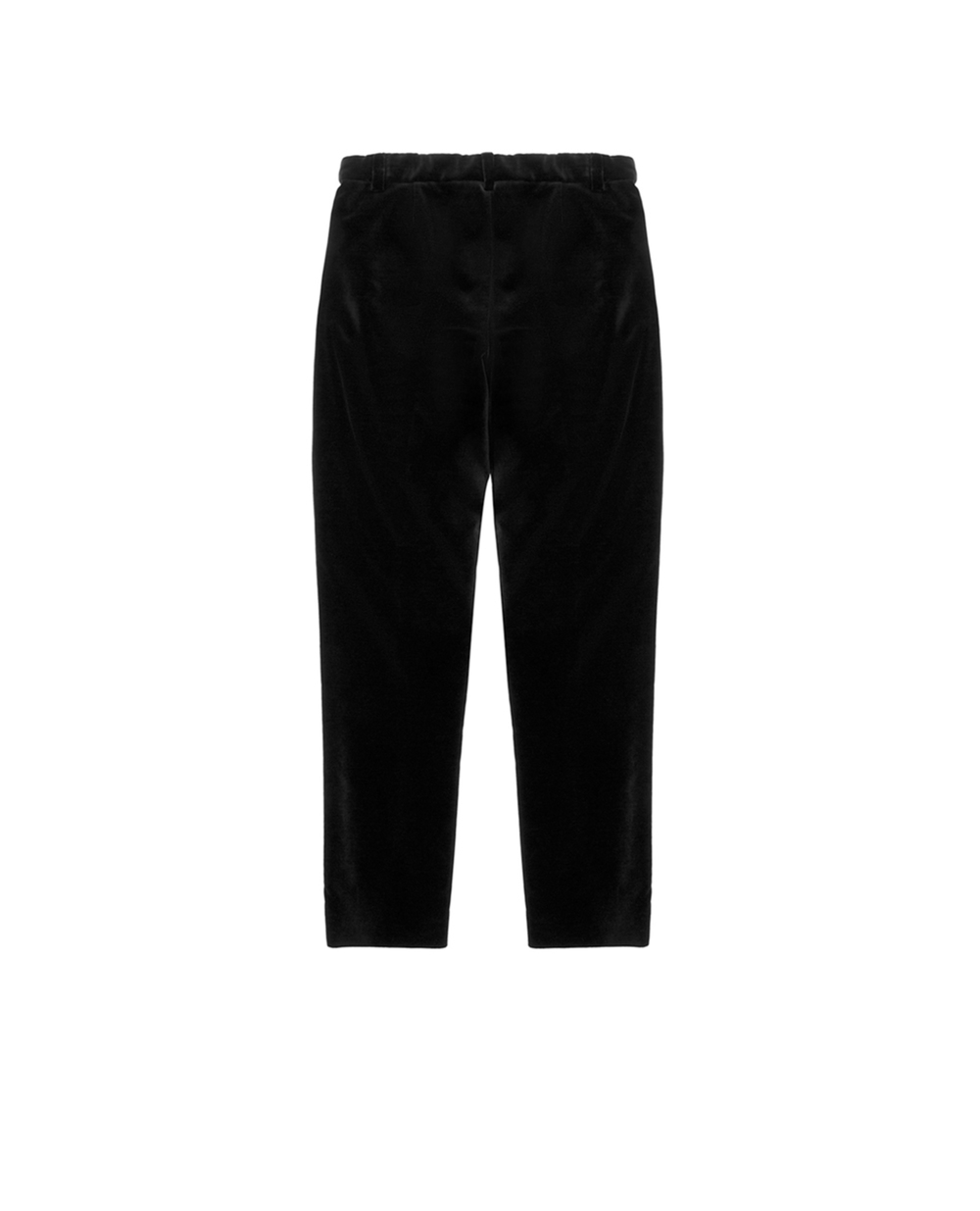 Бархатные брюки Dolce&Gabbana Kids L52P58-FUWBN-S, черный цвет • Купить в интернет-магазине Kameron