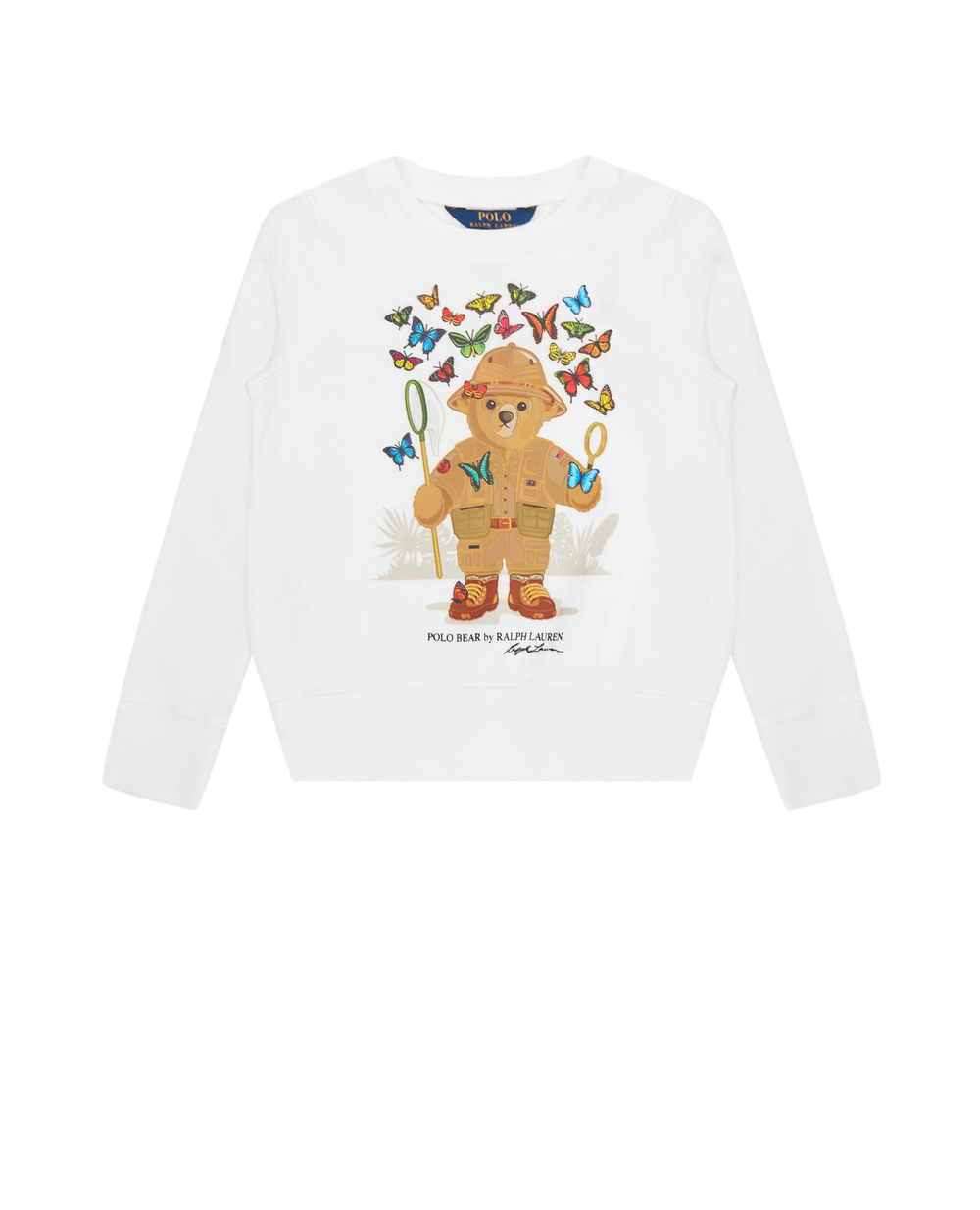 Детский свитшот Polo Ralph Lauren Kids 313849753002, белый цвет • Купить в интернет-магазине Kameron