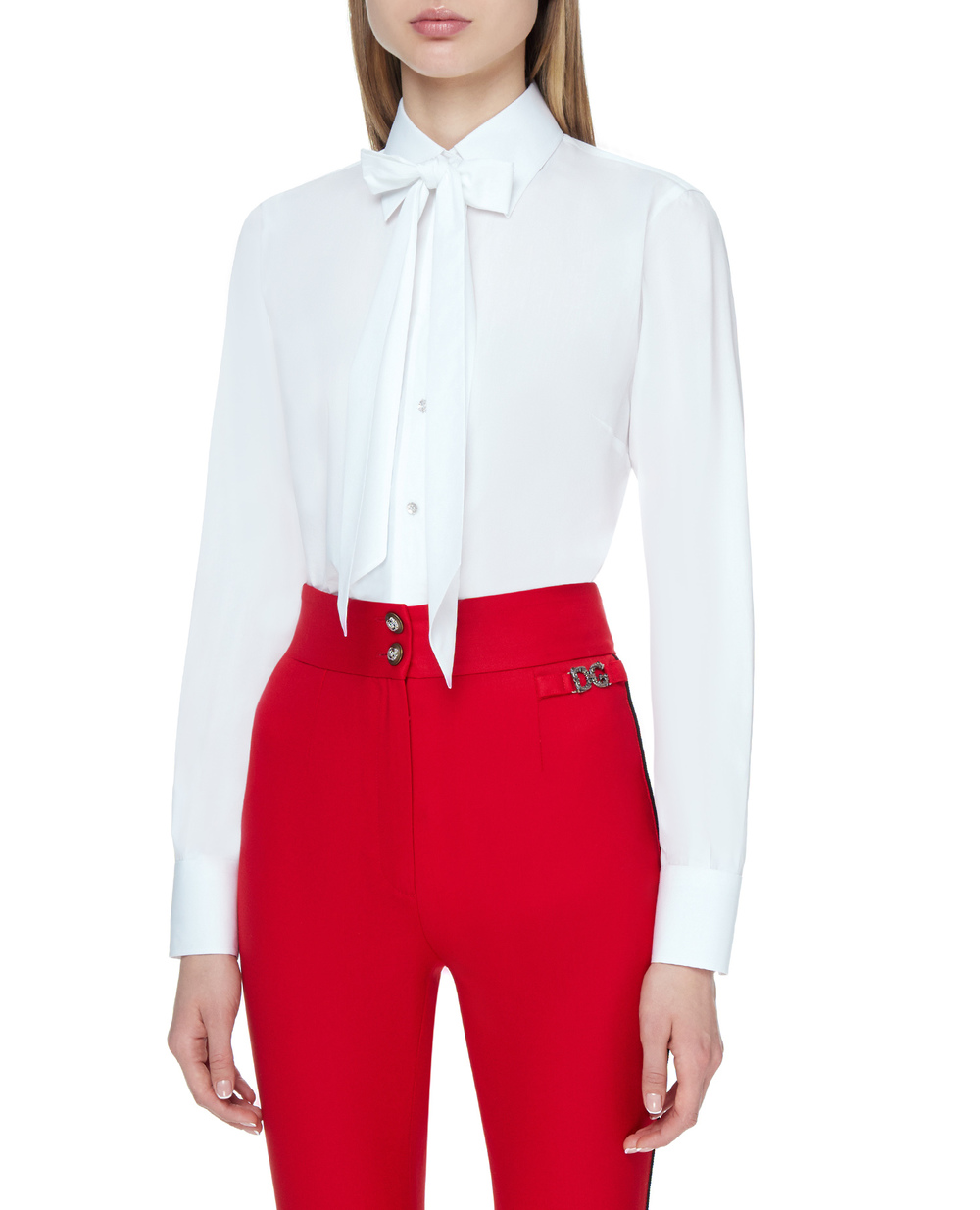Рубашка Dolce&Gabbana F5N24T-FU5K9, белый цвет • Купить в интернет-магазине Kameron